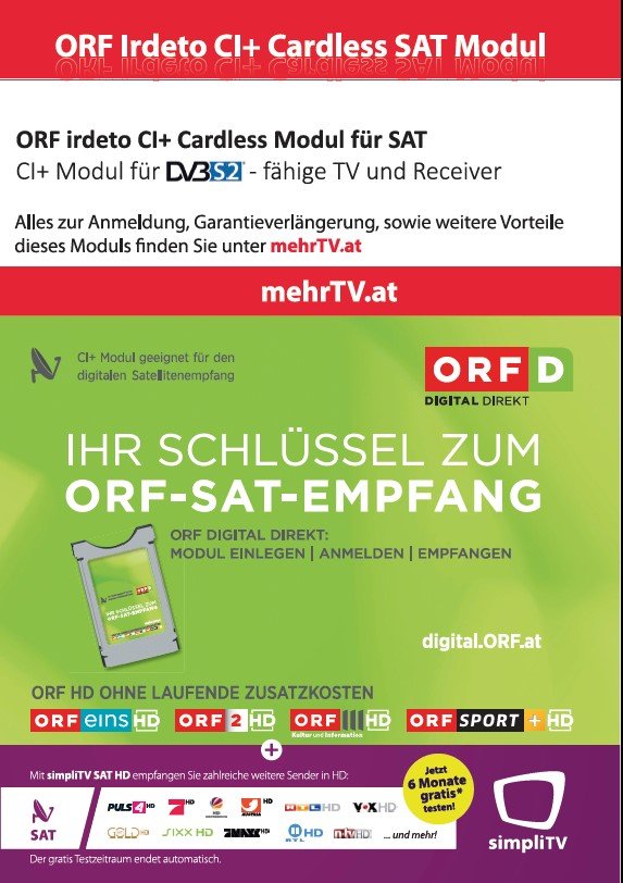 ORF Digital Direkt Modul - keine Karte notwendig image