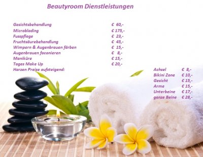 Beautyroom Dienstleistungen image